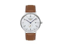 Bauhaus Pure Quartz Watch with Small Second, White, 41 mm, 2134-1