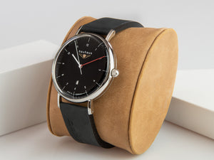 Bauhaus Quartz Watch, Black, 41 mm, Day, 2140-2