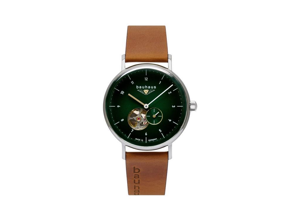 Bauhaus Automatic Watch, Green, 41 mm, 2166-4