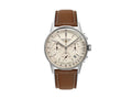 Bauhaus Aviation G38 Dessau Quartz Watch, Beige, 42 mm, Chronograph, Day, 2376-5