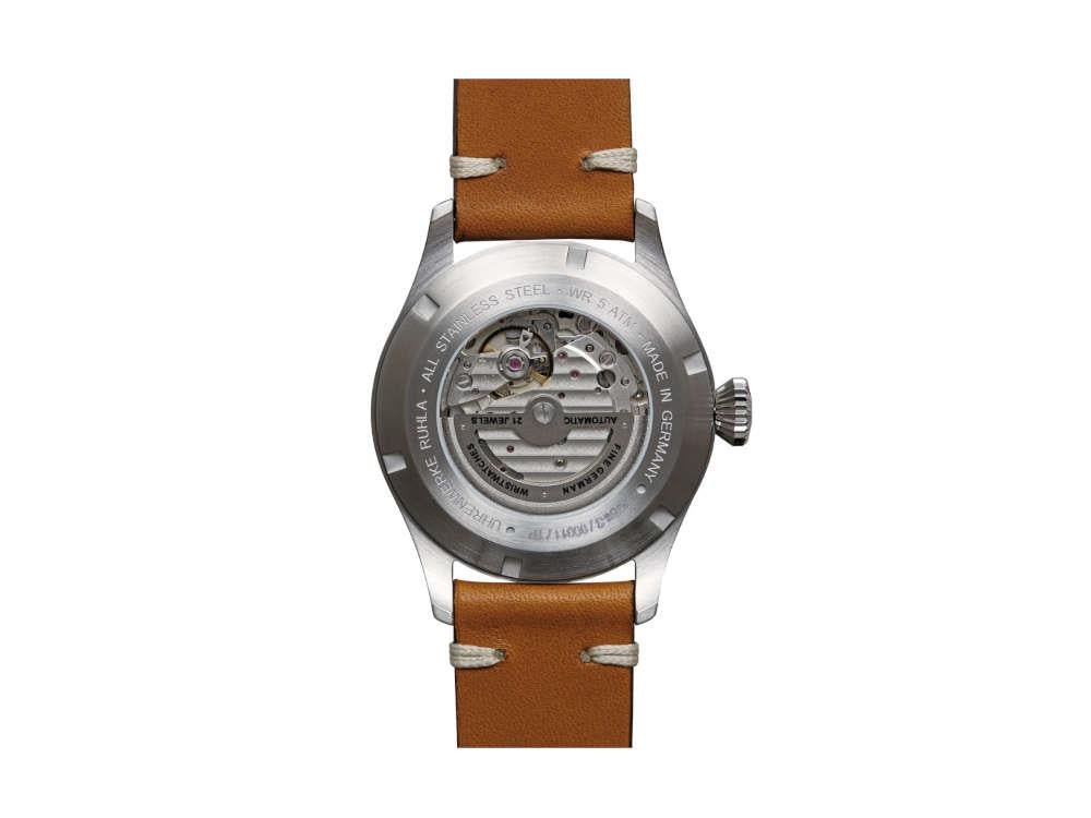 Bauhaus Aviation 24-Hour Display Automatic Watch, Blue, 42 mm, 2764-3