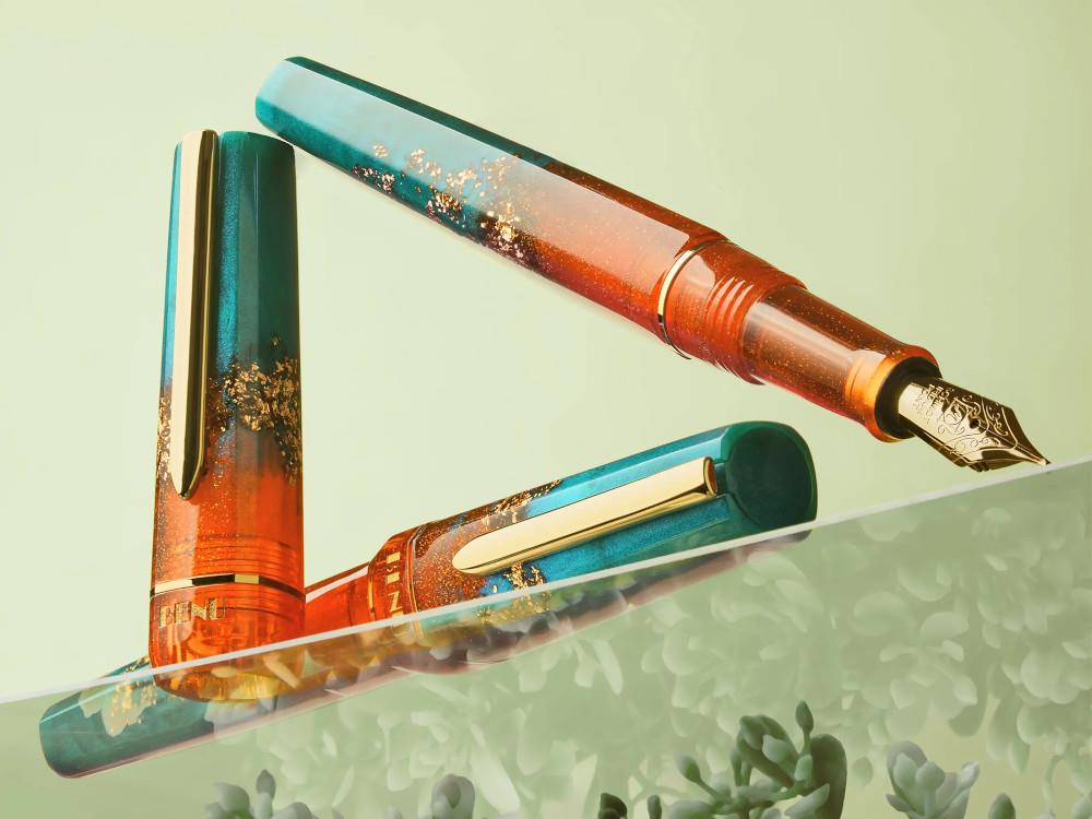 Benu Haute Chic Fountain Pen, Resin, Orange, 11.2.5.6.0_S