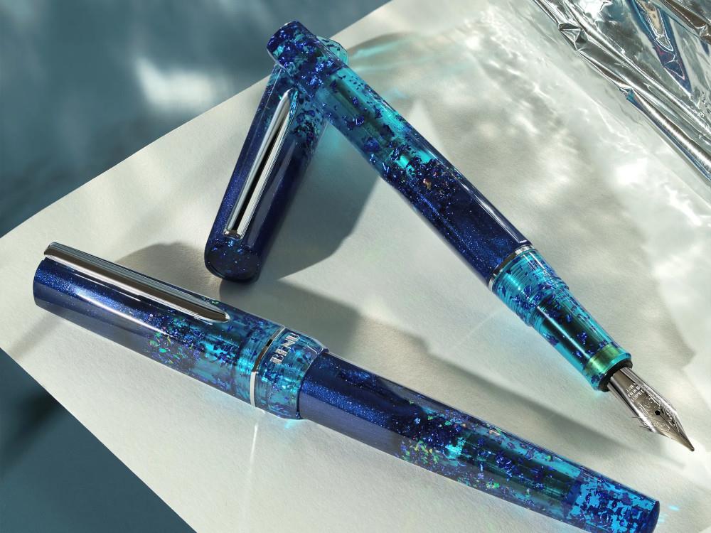Benu Haute Allure Fountain Pen, Resin, Blue, 11.2.6.5.0_S