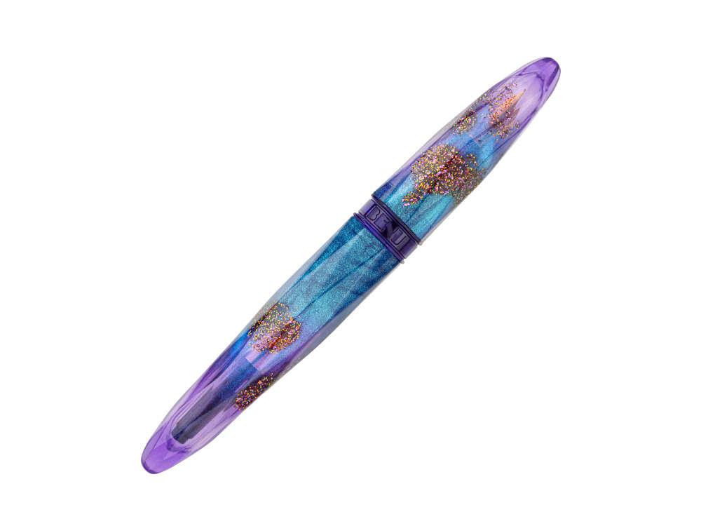 Benu Briolette Amethyst Tide Fountain Pen, Purple, 17.2.12.6.0