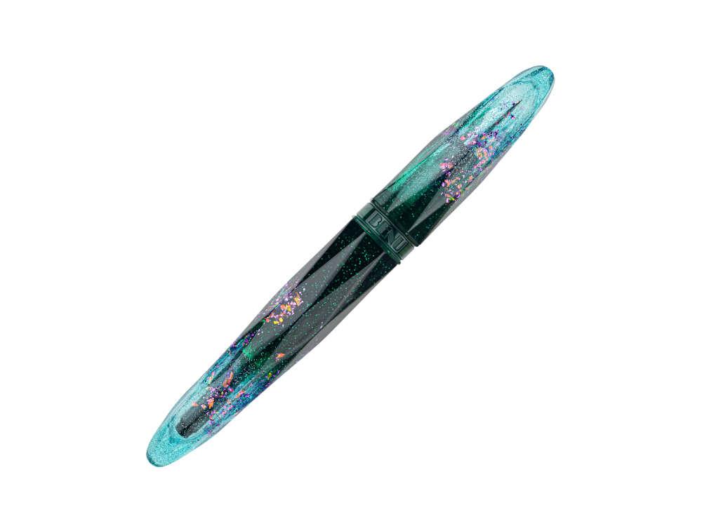 Benu Briolette Starlit Oasis Fountain Pen, Green, 17.2.14.5.0