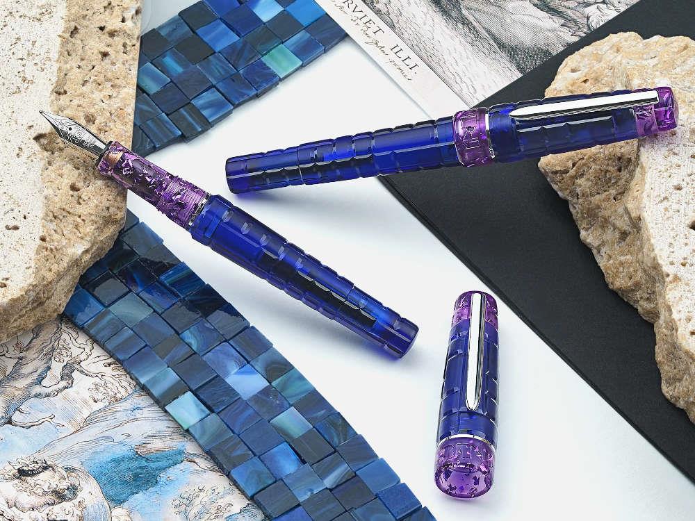 Benu Tessera Tanzanite Fountain Pen, Resin, Purple, 25.2.2.5.0-S