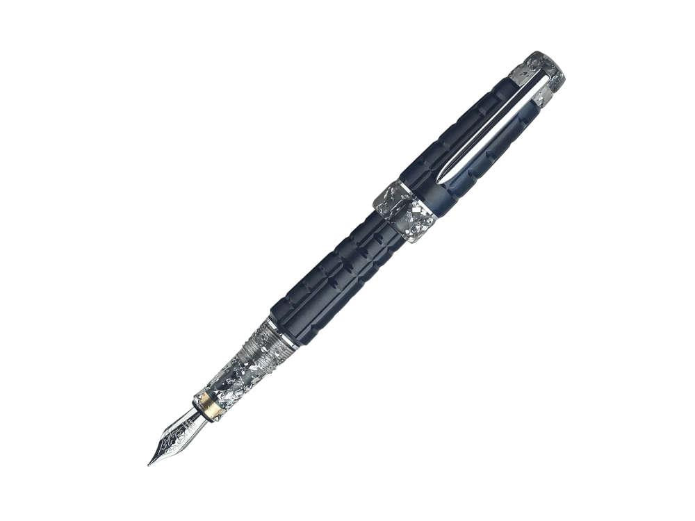 Benu Tessera Galena Fountain Pen, Resin, Blue, 25.2.3.5.0