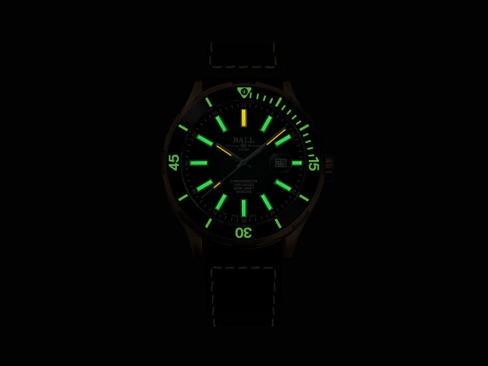 Ball Roadmaster  M Marvelight Bronze Automatic Watch, DD3072B-L3CJ-GR