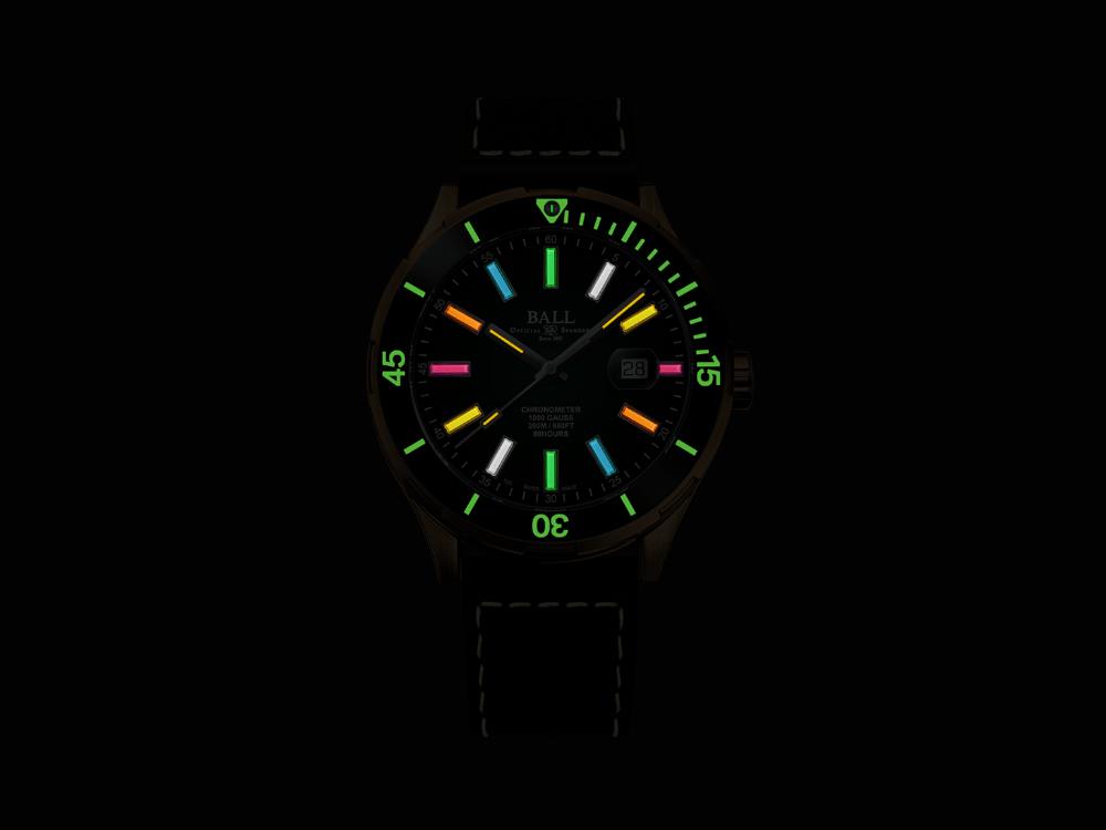 Ball Roadmaster M Marvelight Bronze Automatic Watch, DD3072B-L3CJ-GRR