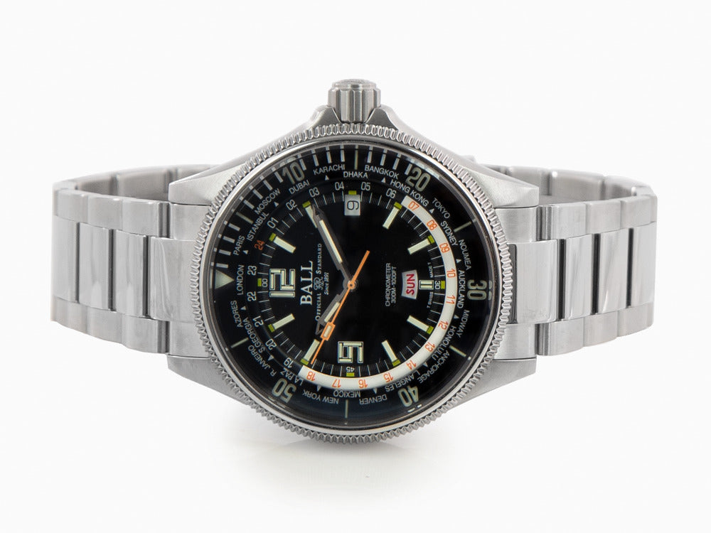 Ball Engineer Master II Diver Worldtime Automatic Watch, COSC, DG2232A-SC-BK