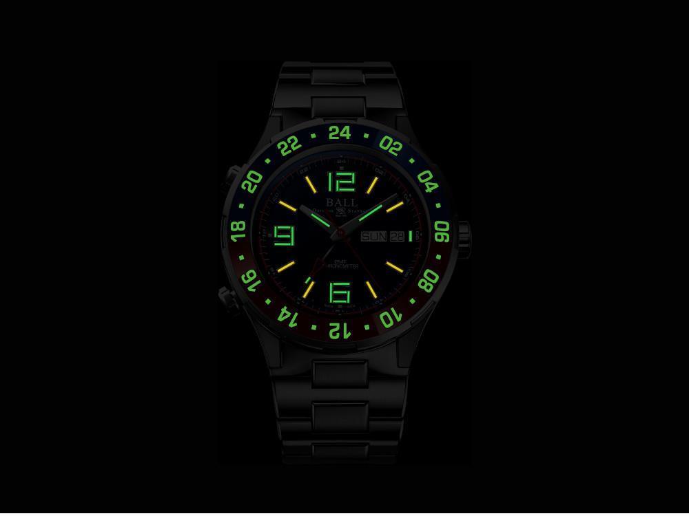 Ball Roadmaster Marine GMT Automatic Watch, Limited Edition, DG3000A-S4C-BE