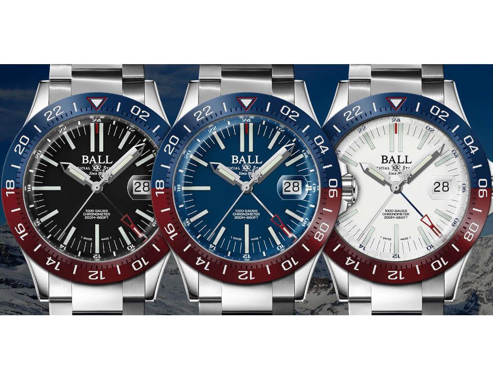 Ball Engineer III Outlier GMT Automatic Watch, Blue, 40 mm, DG9002B-S2C-BE