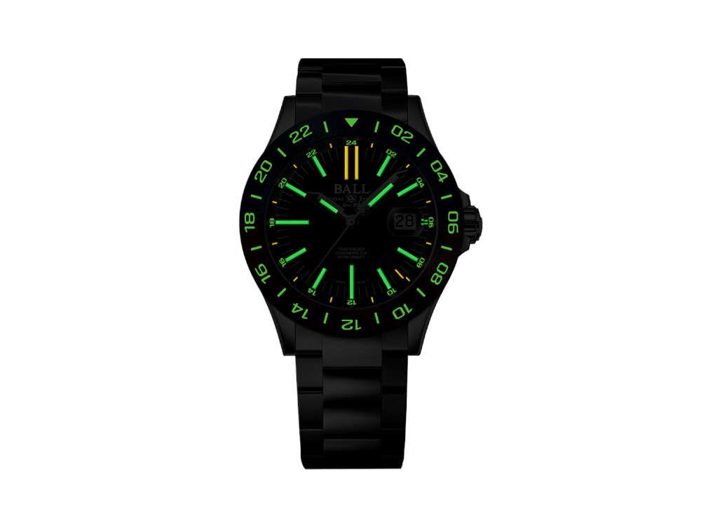 Ball Engineer III Outlier GMT Automatic Watch, Black, 40 mm, DG9002B-S2C-BK