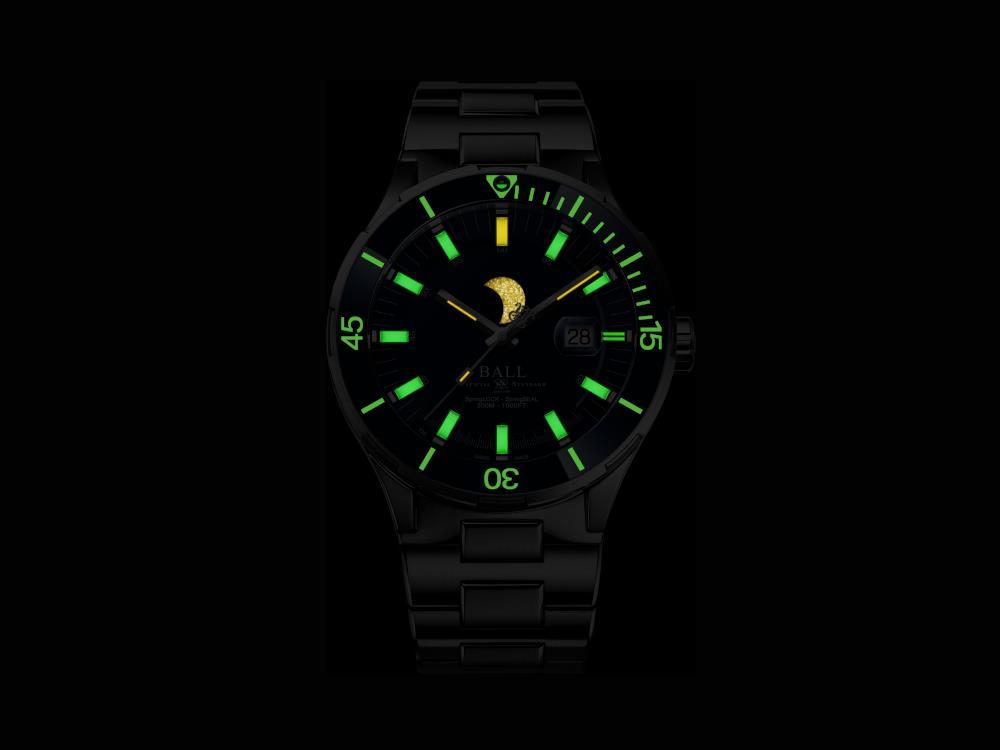 Ball Roadmaster Challenger Moon Phase LE Automatic Watch, 43 mm, DM3150B-S13J-BE