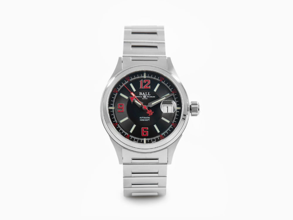 Ball Fireman Racer Automatic Watch, Stainless steel,  NM2088C-S2J-BKRD