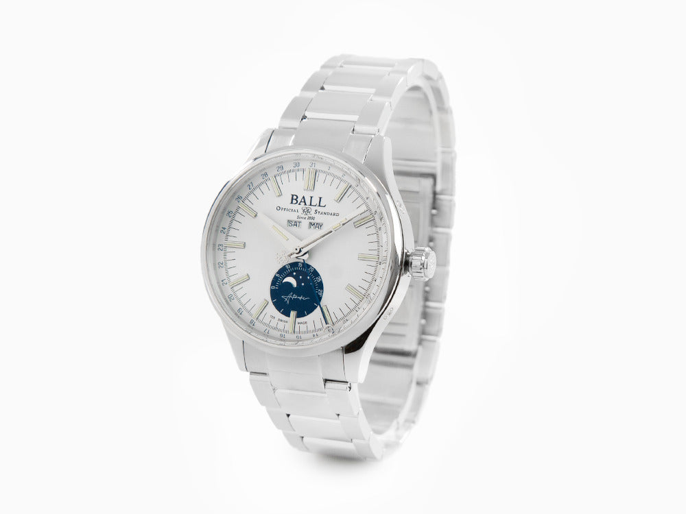 Ball Engineer II Moon Calendar Automatic Watch,  Limited Edition, NM3016C-S1J-WH