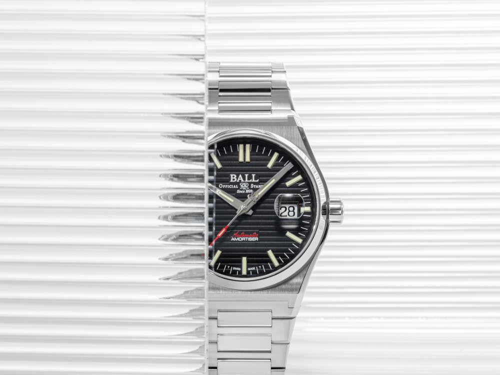 Ball Roadmaster Perseverer Automatic Watch, Black, 40 mm, NM9050C-S1-BK