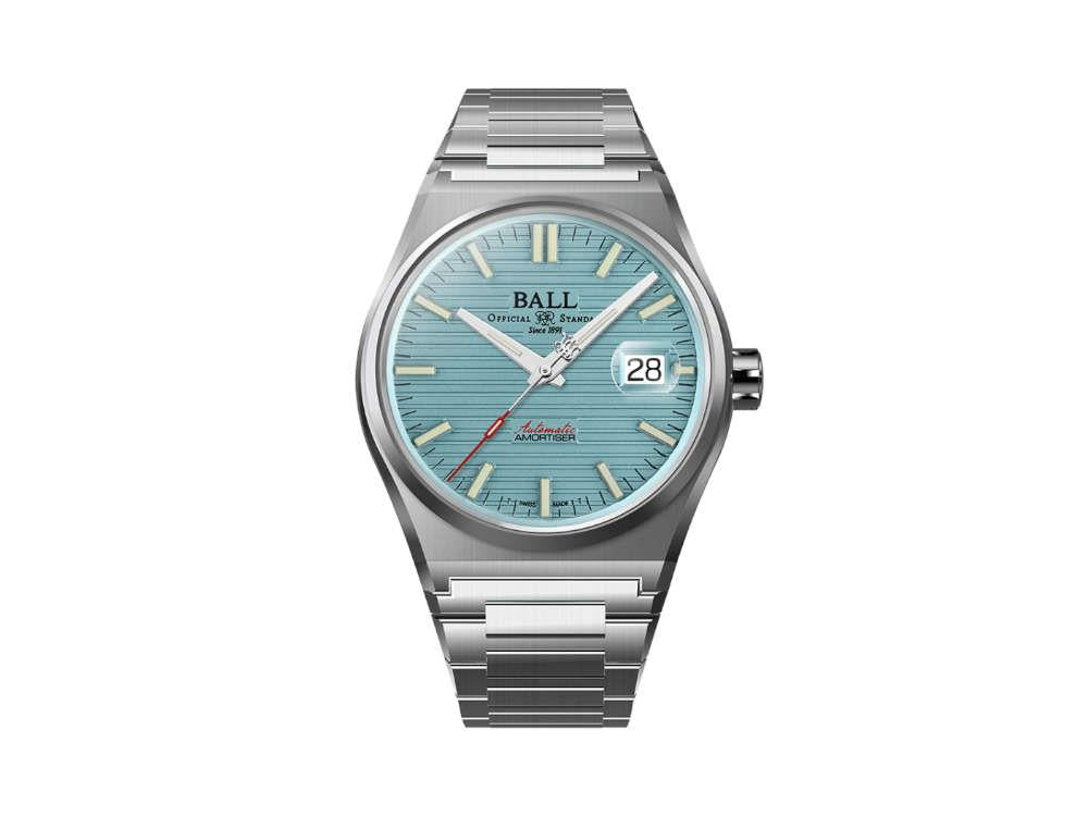Ball Roadmaster Perseverer Automatic Watch, Ice Blue, 40 mm, NM9050C-S1-IBE