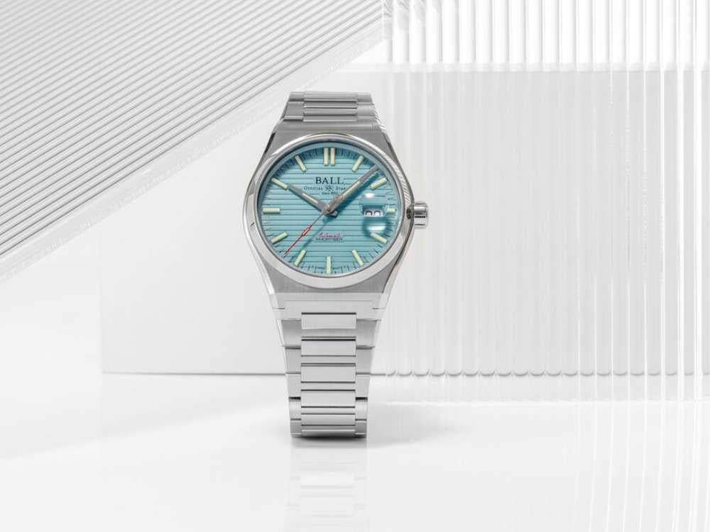 Ball Roadmaster Perseverer Automatic Watch, Ice Blue, 40 mm, NM9050C-S1-IBE