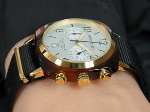 Briston Clubmaster Classic Quartz Watch, White, 40 mm, 17140.PYA.T.2.NB