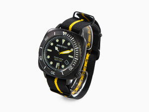 Briston Clubmaster Diver Automatic Watch, Black, 44 mm, 20644.PBAM.B.34.NBY