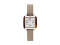 Briston Streamliner Kennedy Petite Quartz Watch, White, 25 cm, 252025.PRA.T.2.NT