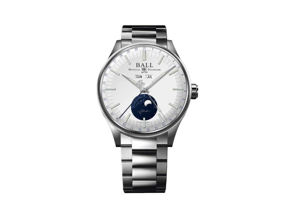 Ball Engineer II Moon Calendar Automatic Watch,  Limited Edition, NM3016C-S1J-WH