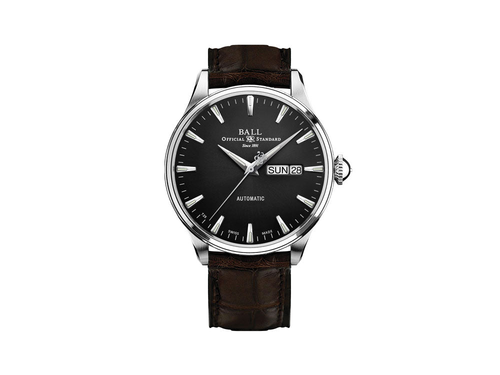 Ball Trainmaster Eternity Automatic Watch, Ball RR1102, Black, 39,5mm