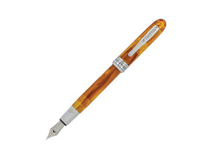 Conklin Symetrik Precious Amber Fountain Pen, Resin, Chrome, CK70103