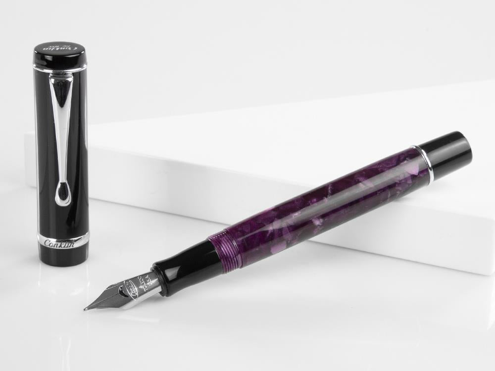 Conklin Duragraph Purple Nights Fountain Pen, Resin, Purple, CK71392