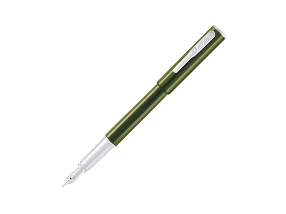 Conklin Coronet Olive Fountain Pen, Lacquer, Green, CK71832