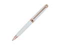 Caran d'Ache Léman Slim line Ballpoint pen, Brass, White, 4781.001,