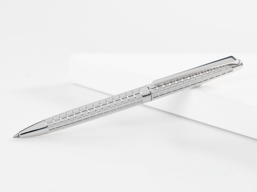 Caran d'Ache Léman Slim Lights Ballpoint pen, Rhodium, Silver, 4781.386