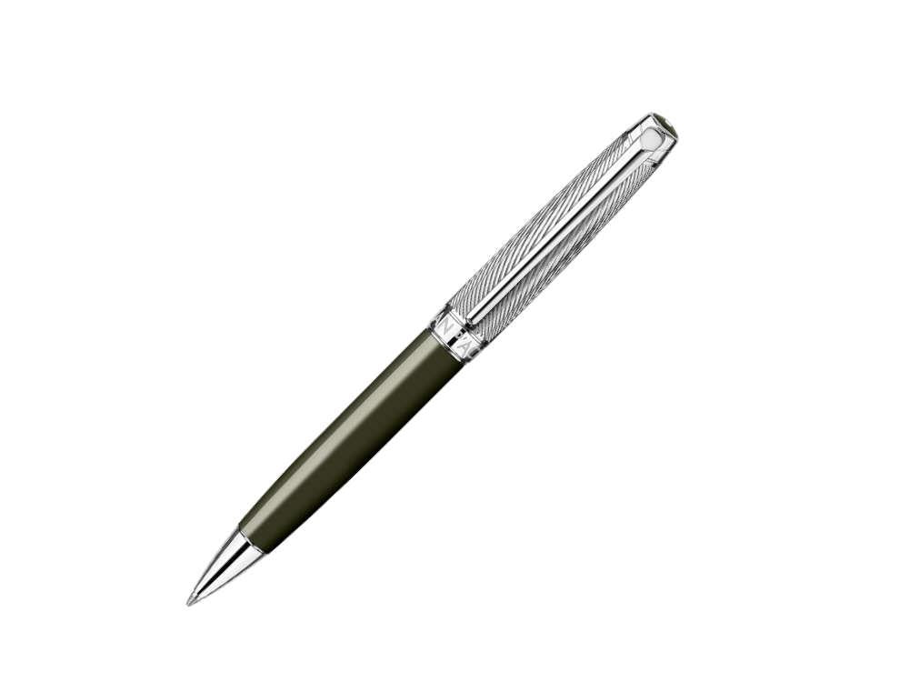 Caran d'Ache Léman Terre d’Ombre Ballpoint pen, Lacquer, Green, 4789.016,