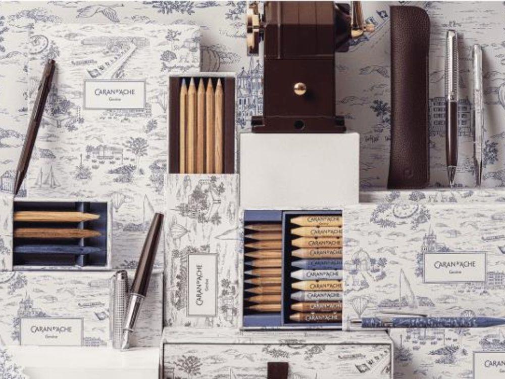 Caran d'Ache Set 10 Coloured Pencils Toile de Jouy, CC3888.026