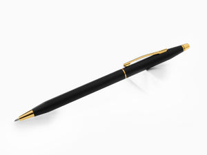 Cross Classic Century Ballpoint pen, 23K Gold Trim, Black, 2502