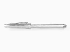 Cross Townsend Fountain Pen, Platinum, Silver, Polished, Resin, AT0046-1
