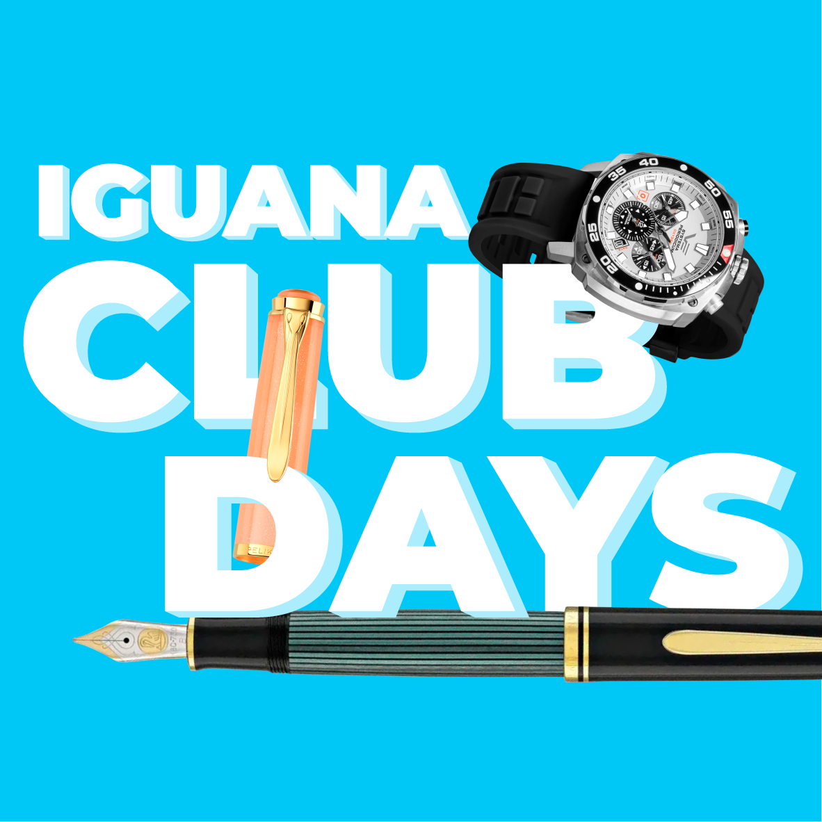 Iguana Club Days | Premium Watches & Writing Instruments | Iguana