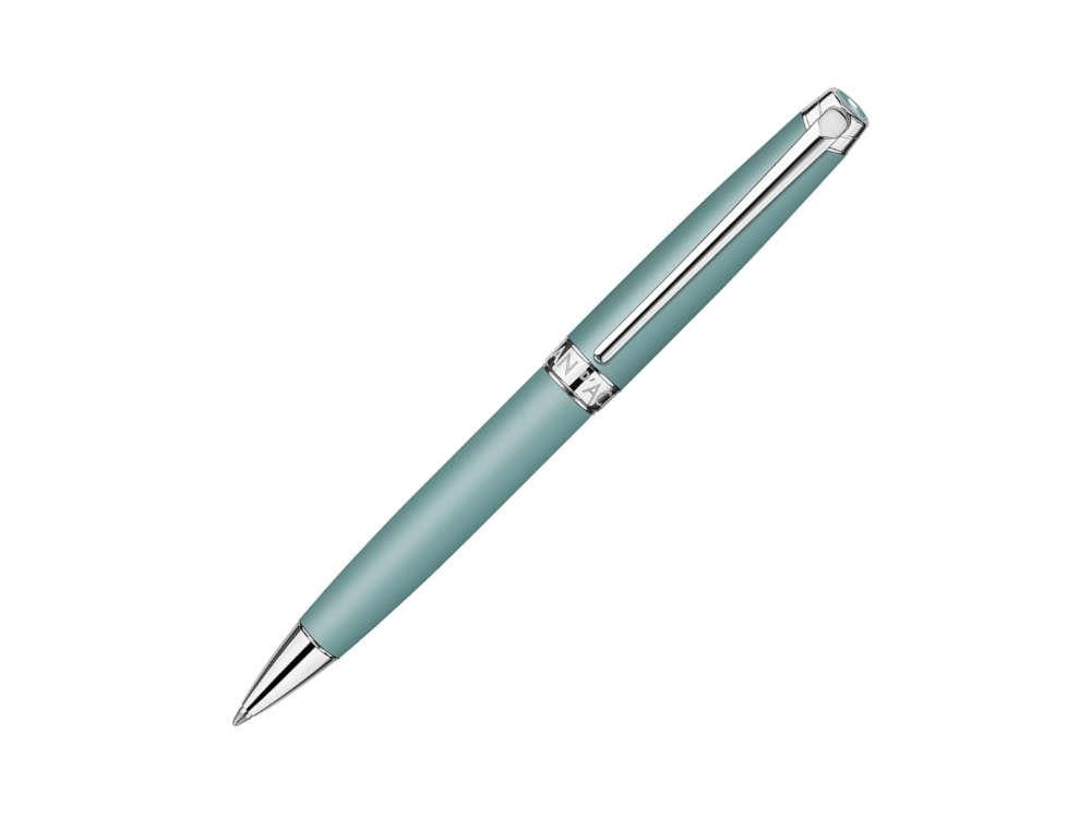 Caran d'Ache Léman Ballpoint pen, Brass, Alpine Blue, 4789.755