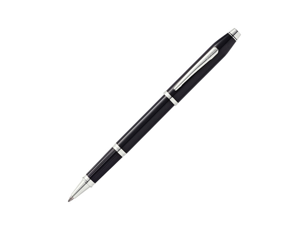 Cross Century II Rollerball pen, Lacquer, Black, Rhodium trim, AT0085-102