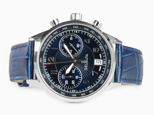 Delbana Classic Retro Chronograph Quartz Watch, 42 mm, Leather, 41601.672.6.044