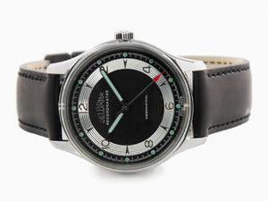 Delbana Classic Recordmaster Mechanical Watch, Black, 40 mm, 41601.748.6.034