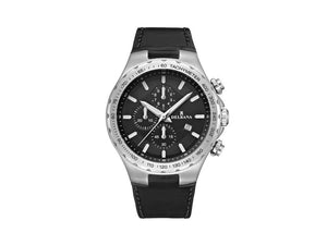 Delbana Sports Barcelona Quartz Watch, Black, 44 mm, Leather, 41602.674.6.031