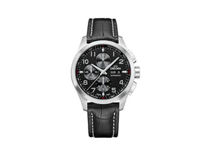 Delma Racing Klondike Classic Automatic Watch, Black, 44 mm, 41601.660.6.032