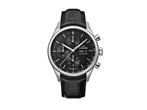 Delma Heritage Chonogrpah Automatic Watch, Black, 43 mm, 41601.728.6.031