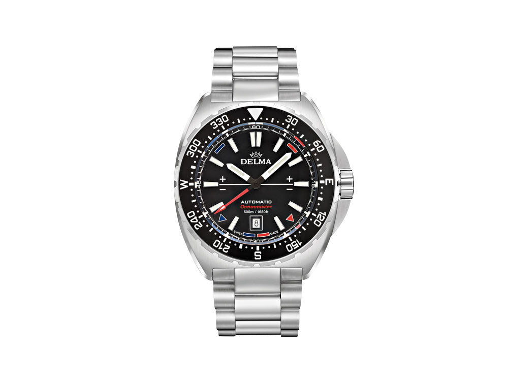 Delma Racing Oceanmaster Automatic Watch, Black, 44 mm, 41701.670.6.038