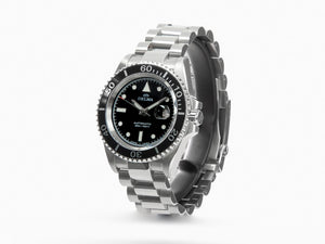 Delma Diver Commodore Automatic Watch, Black, 43 mm, 41701.690.6.031