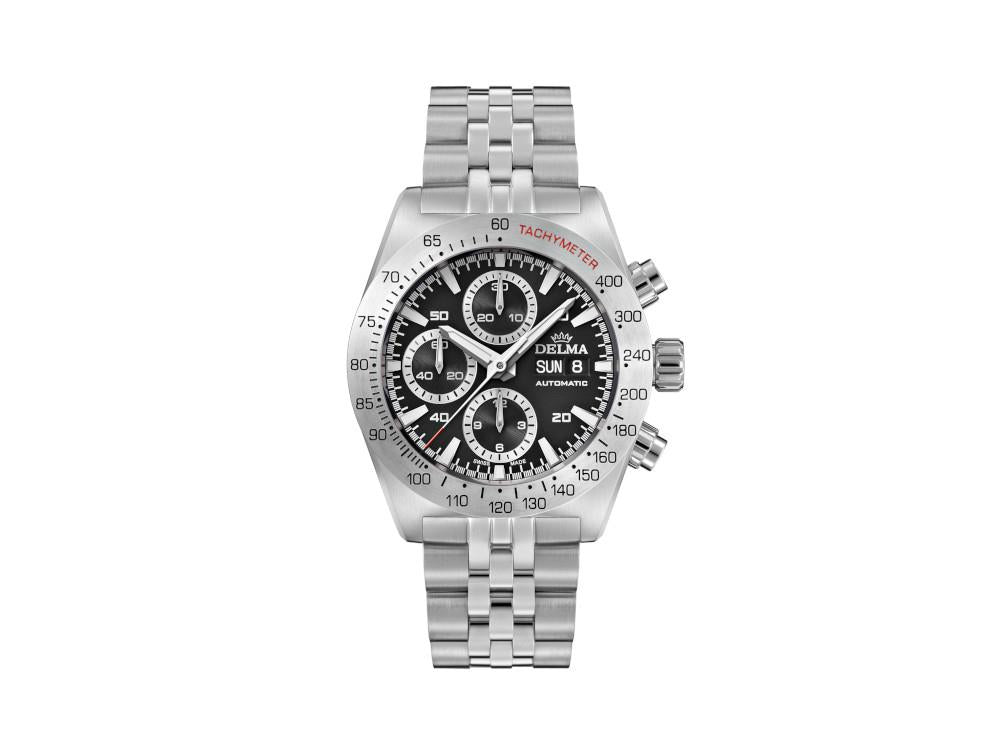 Delma Racing Montego Automatic Watch, Black, 42 mm, 41701.732.6.031
