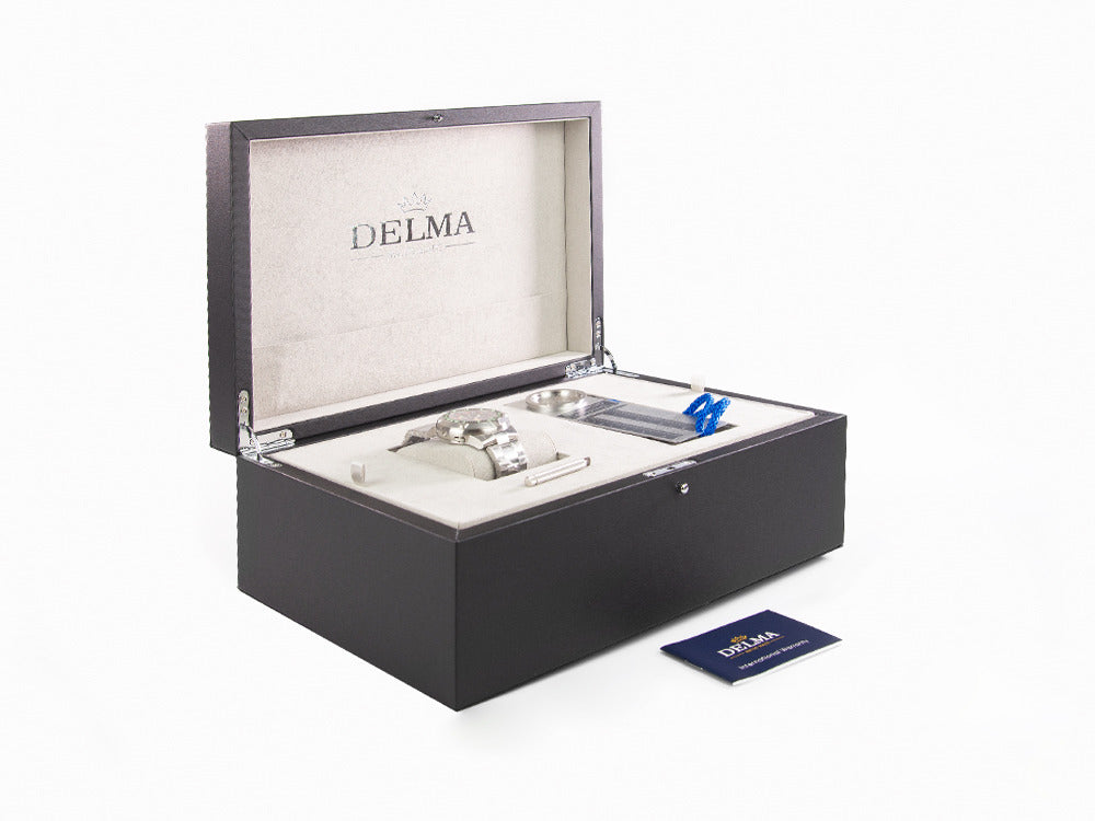 Delma Diver Quattro Automatic Watch, Black, Limited Edition, 41701.744.6.038