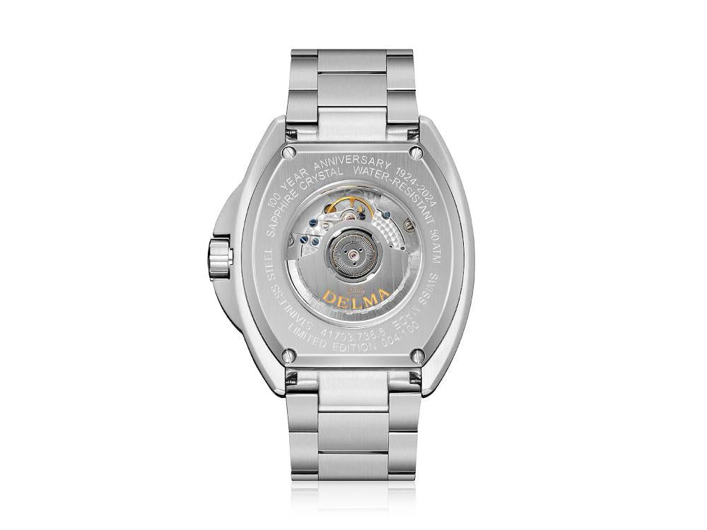 Delma Shell Star Big Date Automatic Watch, Blue, 44 mm, 41703.736.6.041